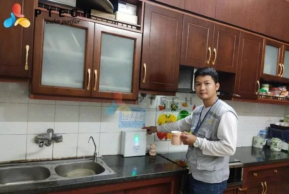 Lắp máy Ion kiềm - Vĩnh Tuy - Hoàng Mai - Hà Nội